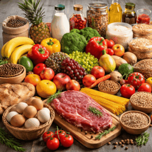 productos agroalimentarios variados para importación de alimentos en España