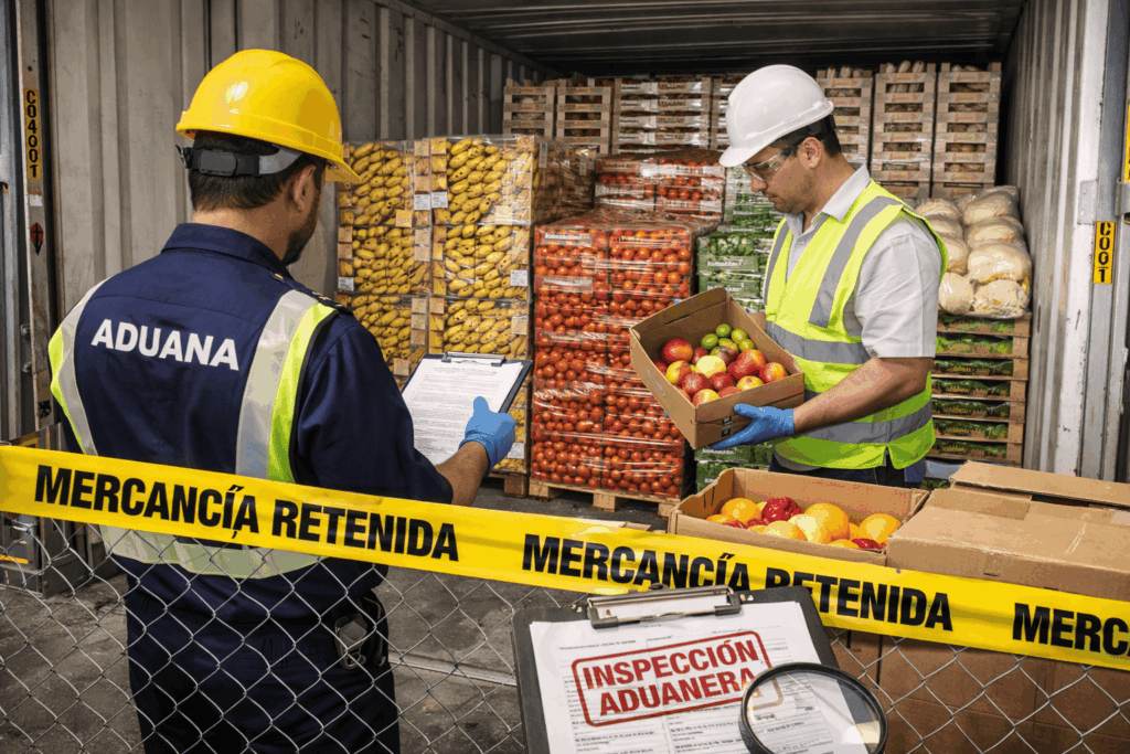 Retención de la mercancía en aduana en España